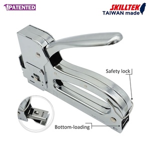 Heavy Duty 2-in-1 All Metal <b>Staple</b> Gun with 3 Functions Adjustable Impact Manual Nailer for Upholstery Woodworking and DIY - Product Image 3
