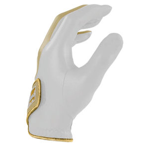 BRUCE BOLT Custom Logo PU Leather Right Hand <b>Full</b> Finger Durable Non <b>Slip</b> Adjustable Hook and Loop Closure Sports Golf Gloves - Product Image 3