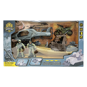 Helicóptero de rescate militar y juego de vehículos de juguete con figuras de acción, juego de soldado de plástico, marca personalizable, escala 1/48, edades 4-6 - Product Image 2