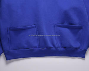 H5516 Otoño Invierno Nuevos Estilos Venta al por Mayor Sudaderas Personalizadas Vintage con Bolsillo Lateral Grande para Hombre Sudaderas Extra Grandes - Product Image 5