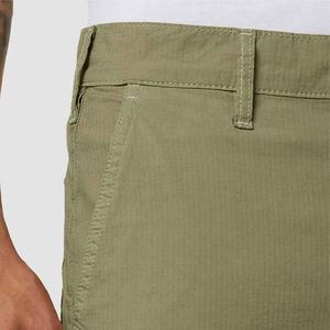 Pantalones Cargo Casuales para Hombre, Corte Holgado y Elegante, Color Personalizado, Ecológicos, Impermeables, de Spandex/Algodón, Diseño Recto, Frente Plano - Product Image 4
