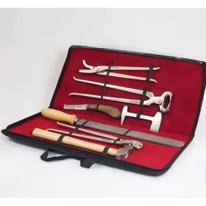 High Quality Stainless Steel Horse Farrier Tools <b>Kit</b> Manual Hoof Trimming Care Set CE ISO - Product Image 2