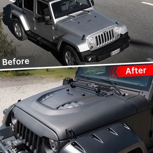 Capó con Ventilación para Disipación de Calor para Jeep Wrangler JK JKU 2007-2017 y Edición 10.º Aniversario, Capós de Repuesto Metálicos para Motor - Product Image 2