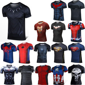 Rashguard de compression respirant anti-UV à manches courtes pour hommes BJJ MMA, noir, séchage rapide, logo imprimé sur le devant, manches mi-longues, personnalisable - Product Image 6