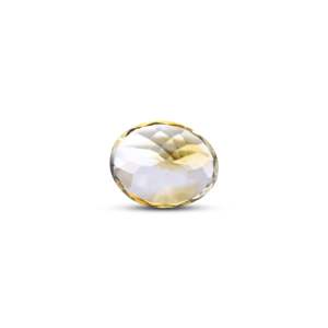 Natural Oval Citrine Gemstone 12x8mm 6.8 Carat Certified Polished Yellow Golden Stone for Jewelry Making - Product Image 2