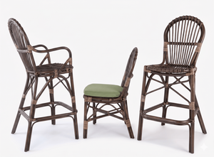 Ensemble de meubles de salon en rotin tressé de haute qualité, chaise en rotin pour jardin, siège de salle à manger en rotin tressé, disponible en deux tailles pour intérieur et extérieur - Product Image 2