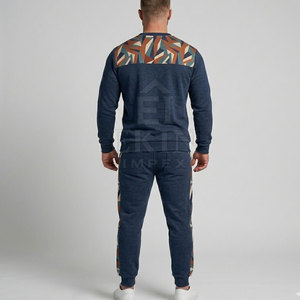 Ensemble de survêtement confortable à imprimé sérigraphié pour hommes, léger et à coupe décontractée pour un usage quotidien - Product Image 4