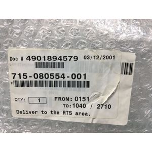 LAM 715-080554-001 PL, MT, U, ESC, ASIQ/384T, 123593 - Equipo y Piezas de Semiconductores de Confianza de Marca Global Legacy - Product Image 1
