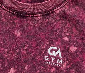 GYM ACTIVE <b>Pink</b> <b>Tie</b> Dye Short Sleeve <b>Men's</b> T-Shirt O-Neck Regular Fit Casual Knitted Fabric Wholesale Custom Logo <b>men</b> Shirt Acid - Product Image 4