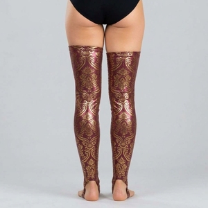 Medias adhesivas para pole dance para mujer, con cobertura hasta el muslo, agarre fuerte, elásticas, suaves, cómodas y con soporte. - Product Image 5