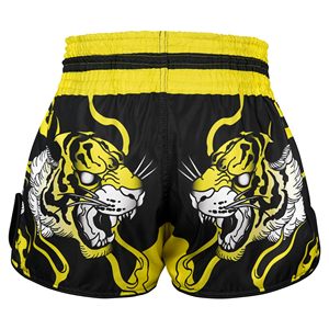 Pantalones Cortos de Boxeo Unisex Personalizados al por Mayor, Sublimados, para Karate y Artes Marciales, con Acabado Satinado, Abertura Lateral, Ligeros, Fabricación OEM, Venta al por Mayor - Product Image 3