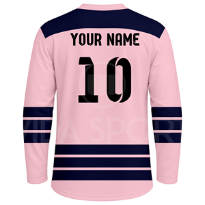 High Quality 100% Polyester Eco-Friendly Quick Dry Ice Hockey Uniform Custom Team Hockey Apparel <b>Set</b> Lightweight Breathable - Product Image 3
