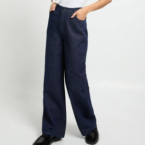 Jeans de Mezclilla Rectos para Mujer, Estilo Vintage Casual con Lazo y Adornos, Precio de Fábrica, Suministro al por Mayor - Product Image 1