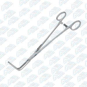 Pinza bronquial, longitud total 223 mm, longitud efectiva de la mandíbula 57 mm, instrumento médico Debakey, 1 x 2 dientes Lees - Product Image 3