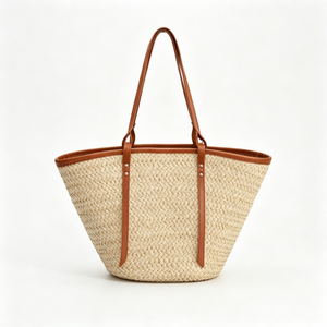 Customized Classic resort <b>beach</b> <b>bag</b>,summer vacation handbag,casual everyday market tote,coastal style purse,holiday travel <b>bag</b> - Product Image 1