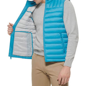 Gilet matelassé pour homme sur mesure, personnalisé, respirant, anti-plis, avec logo/couleur personnalisés. - Product Image 6