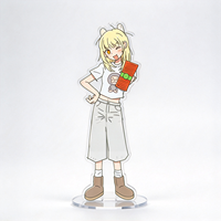 Plaque acrylique personnalisée Fille Anime – Présentoir transparent de personnage féminin de dessin animé pour décoration intérieure, cadeau promotionnel, usine OEM ODM