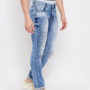 New Style Outdoor Use <b>Men</b> Breathable Jeans Pants Best Quality Solid Color Jeans <b>Men's</b> Pants For Sale - Product Image 2