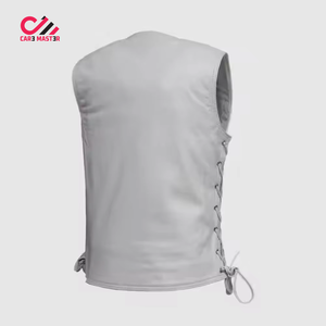 Casual Style Leather <b>Vest</b> Comfortable Cut Soft Finish Custom Branding <b>Support</b> for Fashion Layering and Everyday Styling - Product Image 2