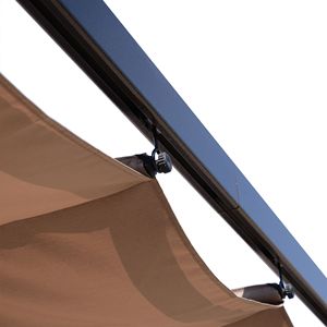 Pergola Retrattile in Alluminio 10x13 per Esterni, Tettoia Ombreggiante per Patio, Giardino, Veranda, Feste e Grigliate - Product Image 3