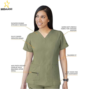 Pro Breakthrough Plus <b>Scrub</b> <b>Set</b> for Women - Enhanced V-Neck Top & Multi Pocket Pants - Product Image 3