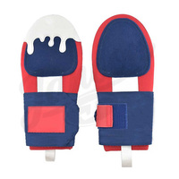 Mitaine de baseball en cuir OEM avec sangle de poignet, protection durable anti-choc pour la main, gant de protection résistant aux impacts