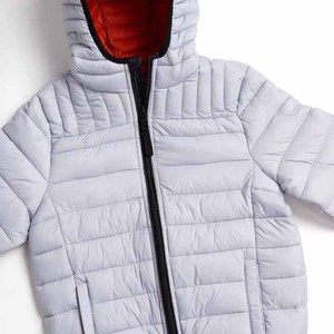 Down Jacket Custom Logo <b>Stand</b> Collar Bubble Jacket With Hooded High Quality Custom Bubble Jackets Light <b>Weight</b> Cheap for Men - Product Image 4