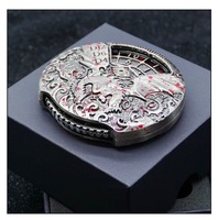 DND 7-in-1 Eco-Friendly Modern Fidget Spinner Metal D20 Set Dadu Logam untuk Permainan Pesta Termasuk Kotak Hadiah untuk Permainan Papan RPG DND