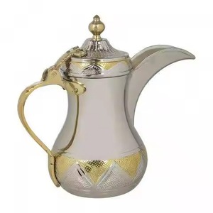 Decorative Arabic Metal Dallah Coffee Pot for Traditional Coffee Serving Home Decor - Product Image 3