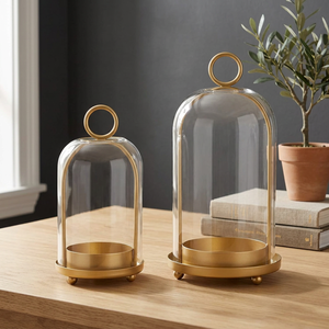 Juego de Portavelas Colgantes Modernos de Lujo en Dorado con Ganchos para Balcón, Sala de Estar, Dormitorio, Navidad y Festividades - Product Image 4