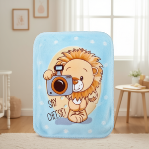 Manta de Bebé de Lujo Suave y Cálida de 600 GSM, 100% Poliéster para Uso Infantil - Product Image 3
