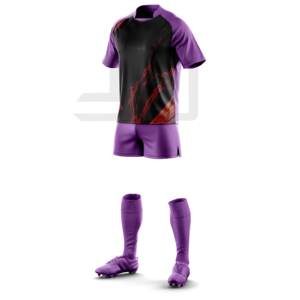 Maillot de football américain JAMEZ SPORTS de haute qualité avec broderie 3D personnalisée du nom de l'équipe, 100% polyester, coupe-vent, écologique, col en V - Product Image 2