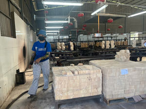 Encimera de Cocina de Madera de Caucho Sólido, Tablero de Cocina Tipo Butcher Block, Superficie de Banco de Trabajo Resistente, Tamaño Personalizado Disponible - Product Image 5