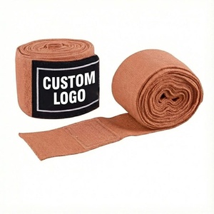 Bandages de boxe de qualité supérieure, nouveau design personnalisé, 100% coton, possibilité de personnaliser votre propre logo. - Product Image 3
