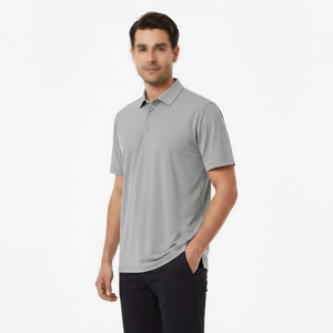 Mens Polo Shirt <b>Button</b> Up Collar T Shirt Cotton Fabric High Quality Plain Blank Regular Fit Mens Polo Shirt Casual Wear Top - Product Image 6