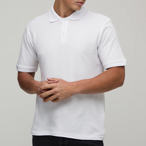 Camisetas polo personalizadas para hombre, de tela de algodón suave, para pedidos de producción de marca privada y con etiquetado personalizado. - Product Image 4