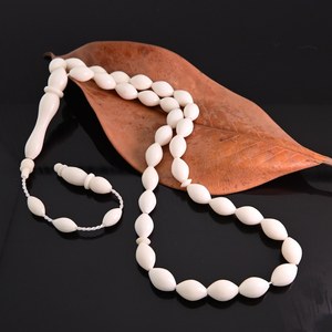 Modern Eco-Friendly Handmade Bone Tasbih Sacred Prayer <b>Beads</b> Religious Gift Collectible - Product Image 4