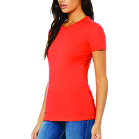 Groothandel Dames Polyester/Katoen Streetwear Ademend T-Shirt Modern Modieus Design Hoge Kwaliteit Luxe