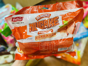 Galletas de Huevo con Almendras Nucake Artesanales 300g |   Receta Auténtica de Galletas con Nueces Reales, 20 Bolsas/Caja, Suministro Constante - Product Image 3