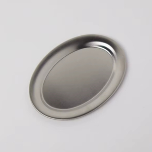 Luxury Polished Stainless Steel Serving <b>Tray</b> For Home Kitchen Dining Table Tea Coffee <b>Snack</b> Serving Platter - Product Image 1