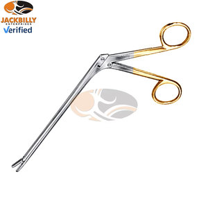 JACKBILLY High Quality Orthopedic Stainless Steel Intervertebral Disc Rongeur 8 Inch Shaft 3x10mm <b>Bite</b> Manual Love-Gruenwald - Product Image 5