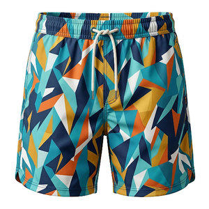 Shorts de plage pour hommes, taille haute, élégants, décontractés, pour l'été, séchage rapide, pour la course à pied et la gym, en vente - Product Image 1
