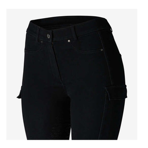 High Quality 4-way Stretch Horse Riding Breeches Leggings Tights <b>Equestrian</b> Wear Pants on Technical Fabric with Soft Feel - Product Image 6