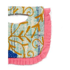 Handmade Vintage Suzani Embroidery Cotton Tote <b>Bag</b> Women Elegant Evening Purse Clutch Pouches Stylish Wholesale Exhibition - Product Image 2