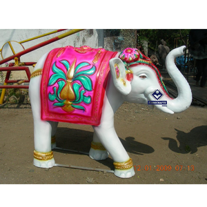 Nueva Estatua de Elefante Hecha a Mano 2026, Decoración Tradicional para Exteriores, Hecha en India - Product Image 5