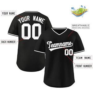Camiseta de Béisbol Personalizable al por Mayor de Alta Calidad para Equipos, Impresión por Transferencia de Calor, 100% Poliéster Transpirable, Nueva - Product Image 4