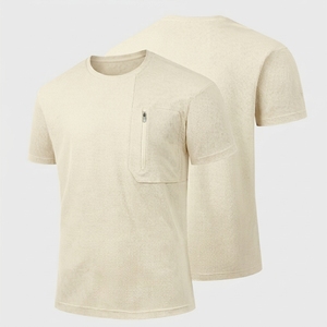 เสื้อยืดผู้ชายคอกลมผ้าฝ้ายคุณภาพสูง 260 GSM ทรงหลวม สวมใส่สบาย แขนสั้น ขายส่ง รับผลิตตามแบบ เหมาะสำหรับวิ่งและสวมใส่ลำลอง - Product Image 2