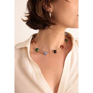 Collar de Resina Moderno para Mujer, Accesorios de Moda de Cristal Diseñados para Mujeres y Niñas - Product Image 3