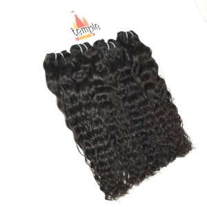 Cheveux indiens 100% naturels Remy vierges, double tirage, sans cuticules alignées, coupés à plat, bouclés, pointes épaisses, vente en gros - Product Image 3