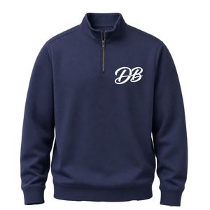 Sweat-shirt à col zippé personnalisé pour homme, pull sport en polyester et coton softshell, logo personnalisé, OEM ODM, vêtements en gros - Product Image 1